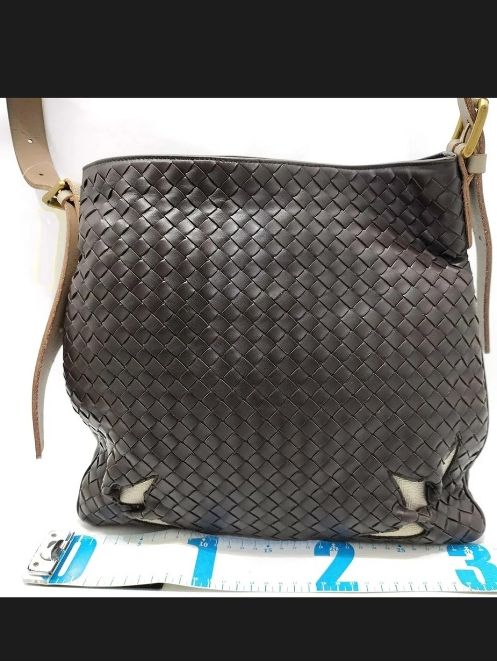 Bottega Veneta Napa Intrecciato Marquise Flower Crossbody W/ COA